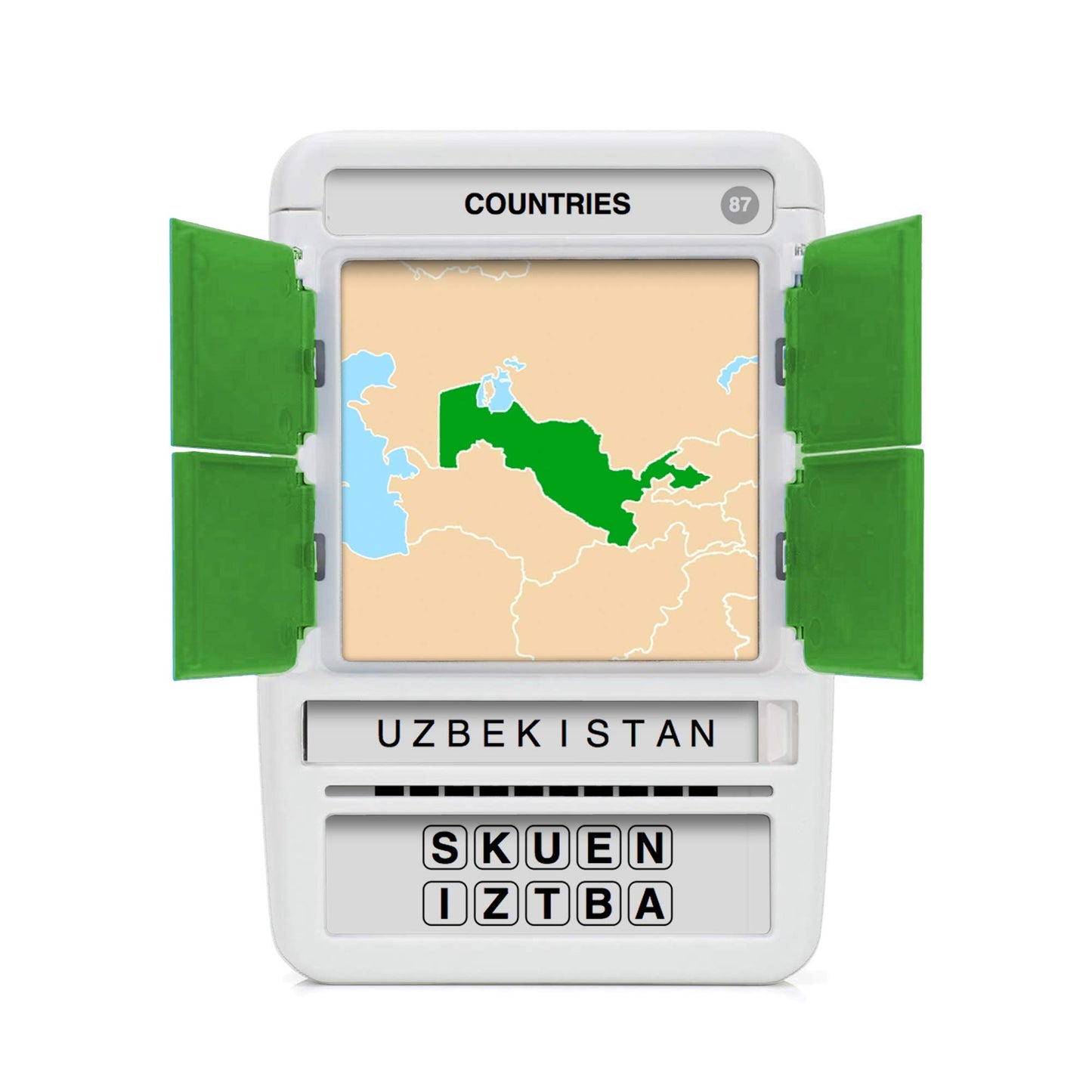 100 PICS Countries of the World Travel Game - Geography Flash Card Quiz, Pocket Puzzles For Kids And Adults