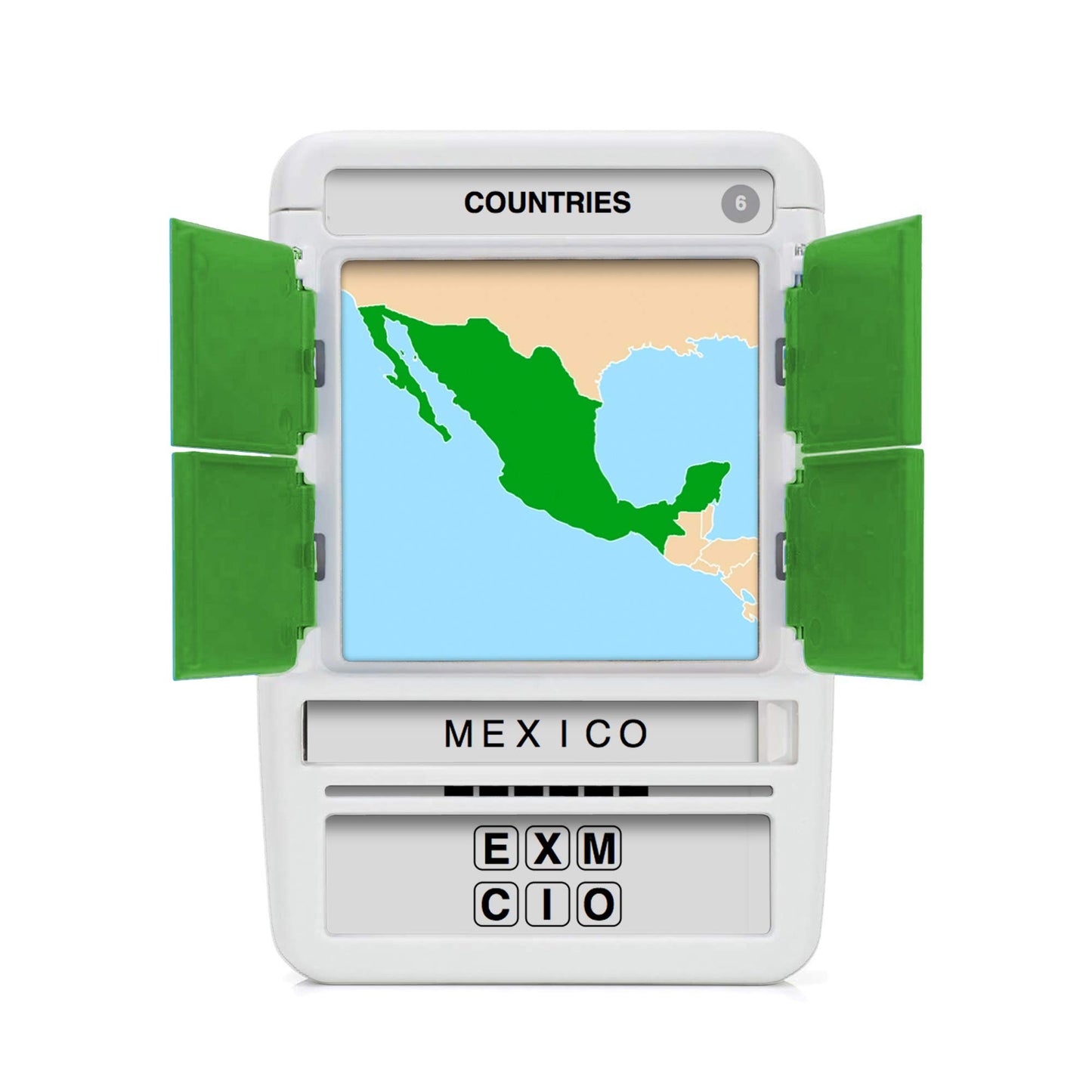 100 PICS Countries of the World Travel Game - Geography Flash Card Quiz, Pocket Puzzles For Kids And Adults