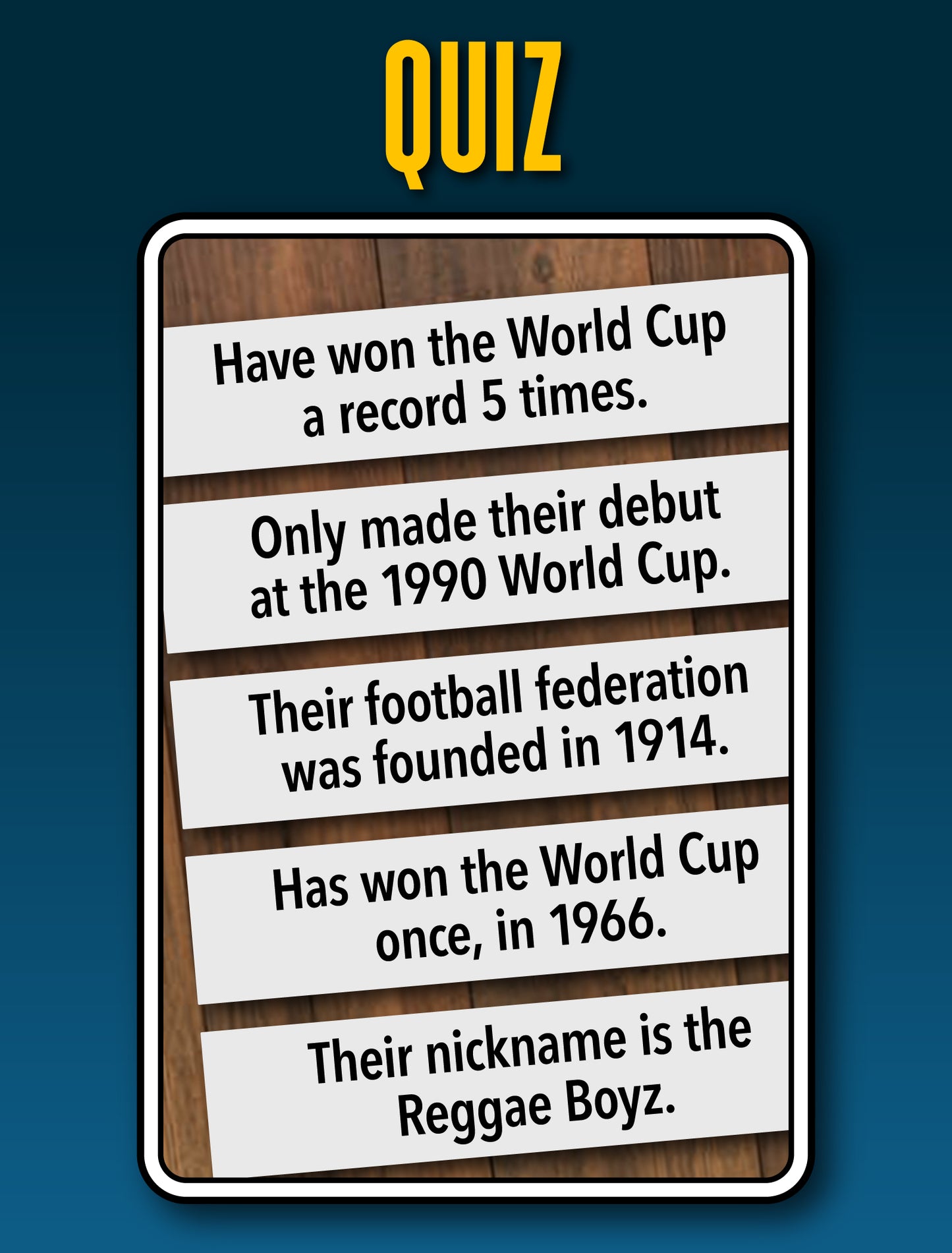 SMART CARDS World Football