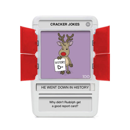 100 PICS Christmas Jokes Family Game - Secret Santa Stocking Fillers Xmas Gifts And Travel Card Games