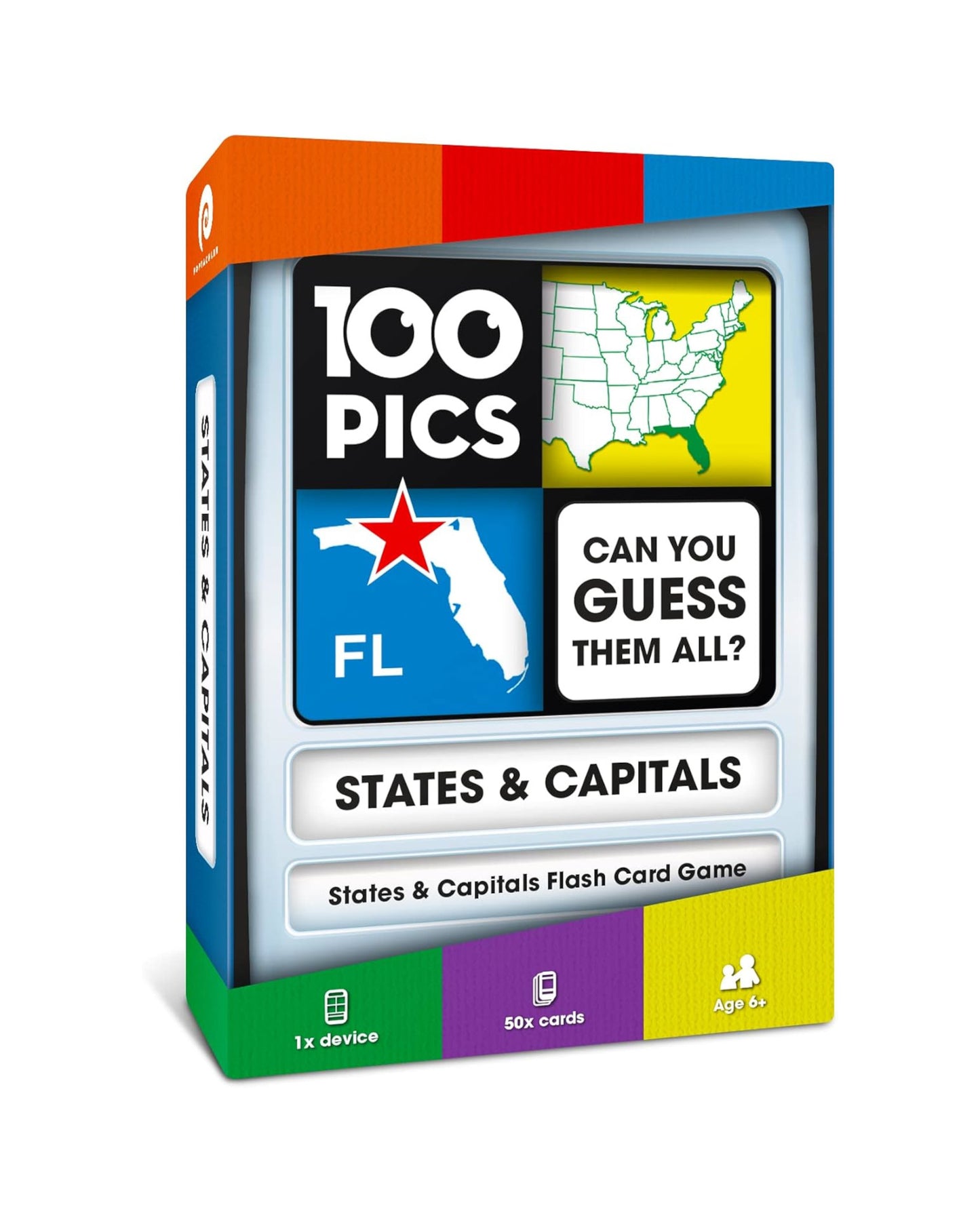 100 PICS US States & Capitals